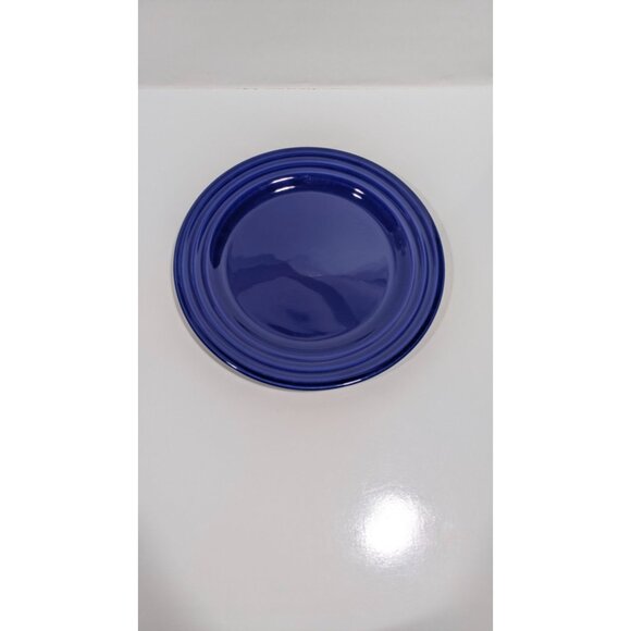 Pier 1 New Essentials Azure Blue Brazil Ironstone 11" Dinner Plate - Picture 3 of 7